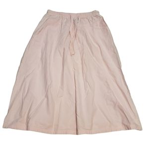 Vintage White Stag 100% Cotton Light Pink Skirt with Pockets